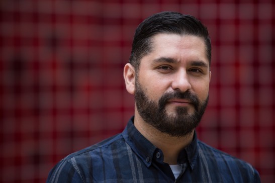 Artist Manuel Paul of the Los Angeles-based Maricón Collective, the creator of Por Vida. (Photo by Khaled Sayed/Bay News Rising)