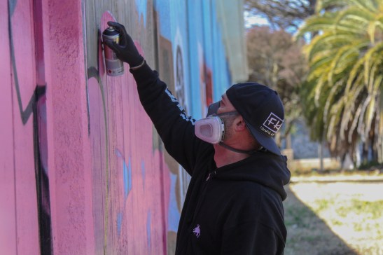 Joker at work in the Mission. (Photo by Emilia Rosales/Bay News Rising)