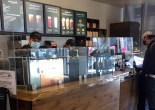 busy Starbucks workers